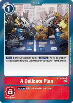 A Delicate Plan