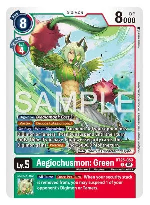 Aegiochusmon: Green